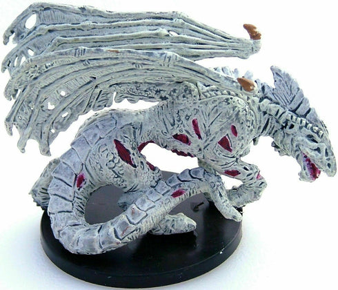 Zombie White Dragon - Deathknell - Dungeons & Dragons Miniature (DDM) - #60 Rare