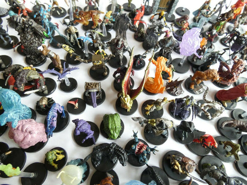 Random Monsters! New Dungeons and Dragons Official Prepainted Miniatures - Bulk