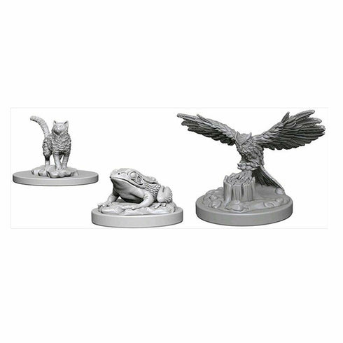 Pathfinder Deep Cuts: Familiars (Cat, Frog, Owl) - Unpainted