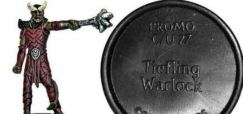 Tiefling Warlock - Dungeons of Dread - Dungeons & Dragons Mini (DDM) - #Promo