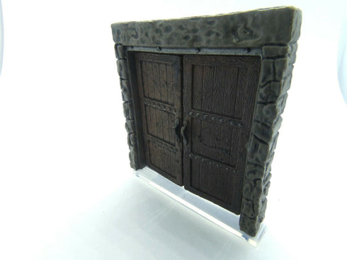 Wizkids 4D WarLock Tiles - Doors & Archways Set - 2" Wooden Double Door