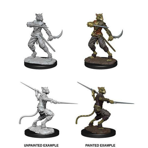 Dungeons & Dragons Nolzur's Marvelous Minis - Tabaxi Rogue - Male - Unpainted