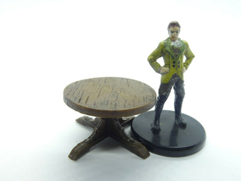 Wizkids 4D WarLock Tiles - Dungeon Dressings set - Round Table (Prepainted)