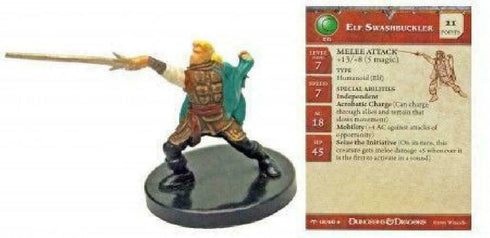 Elf Swashbuckler - Angelfire - Dungeons and Dragons Miniatures - #18