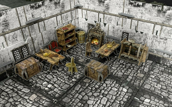 Battle Systems Limited: Fantasy Village Furniture Set