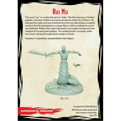 D&D Collector's Series: Ras Nsi - Unpainted