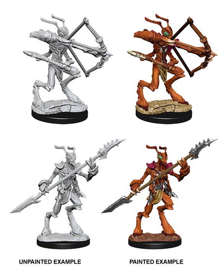 D&D Nolzur's Marvelous Miniatures - Thri-kreen - Unpainted