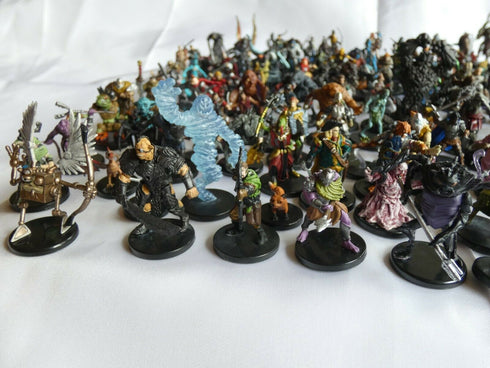 Random New Dungeons and Dragons Official Prepainted Miniatures - Bulk Lot