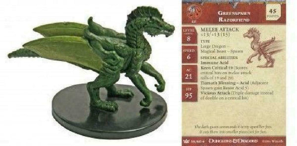 Greenspawn Razorfiend - War of the Dragon Queen - Dungeons & Dragons (DDM) #35