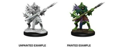 Dungeons & Dragons Nolzur's Miniatures: Sahuagin - Unpainted