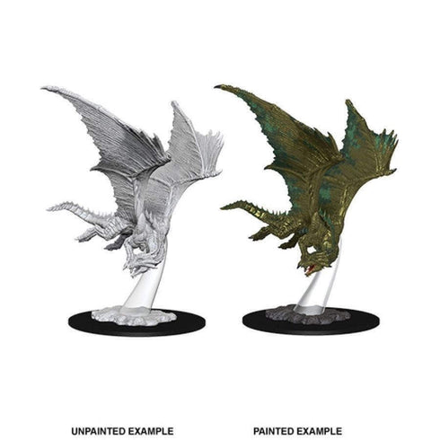 D&D Nolzur's Marvelous Miniatures - Young Bronze Dragon - Unpainted