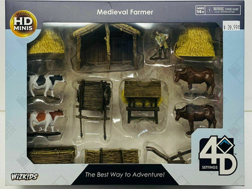 Wizkids 4D: Medieval Farmer (Prepainted)