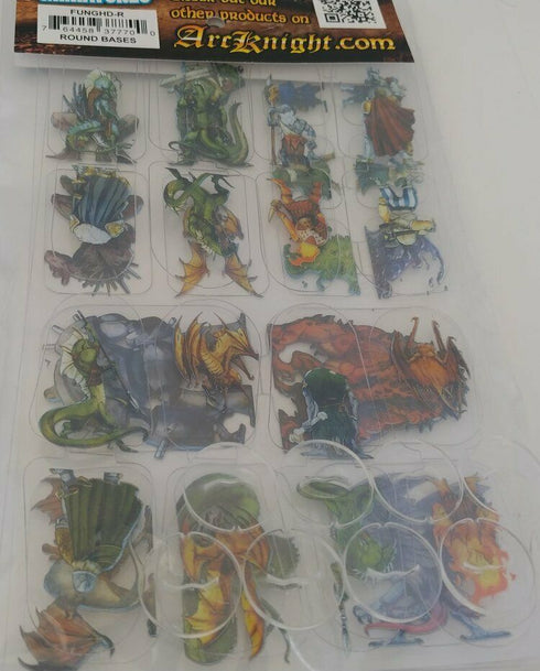 Arcknight Flat Plastic Miniatures - Underground Horde - 31 2D Minis