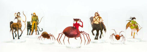 Arcknight Flat Plastic Miniatures - The Grove Set - 62 2D Minis