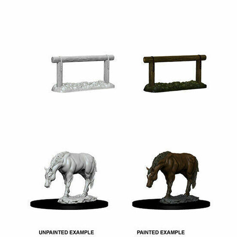 Wizkids Deep Cuts - Horse & Hitch - Unpainted