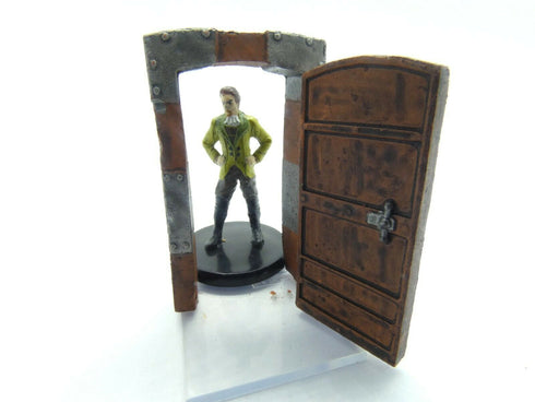 Wizkids 4D WarLock Tiles - Doors & Archways Set - 1" Iron Door