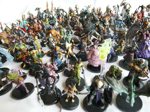 Random New Dungeons and Dragons Official Prepainted Miniatures - Bulk Lot