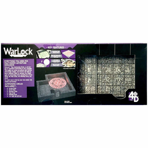 Wizkids 4D WarLock Tiles - Summoning Circles (Prepainted)