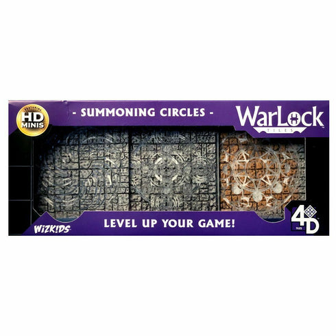 Wizkids 4D WarLock Tiles - Summoning Circles (Prepainted)