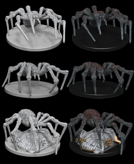 Dungeons & Dragons Nolzur's Marvelous Miniatures: Spiders - Unpainted