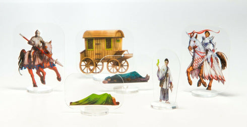 Arcknight Flat Plastic Miniatures - Mankind Set - 62 2D Minis