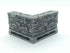 Wizkids 4D WarLock Tiles - Dungeon Tile set 1 - Corner Internal Wall