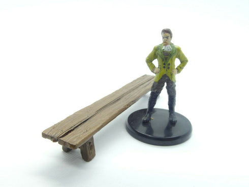 Wizkids 4D WarLock Tiles - Dungeon Dressings set - Bench (Prepainted) - D&D