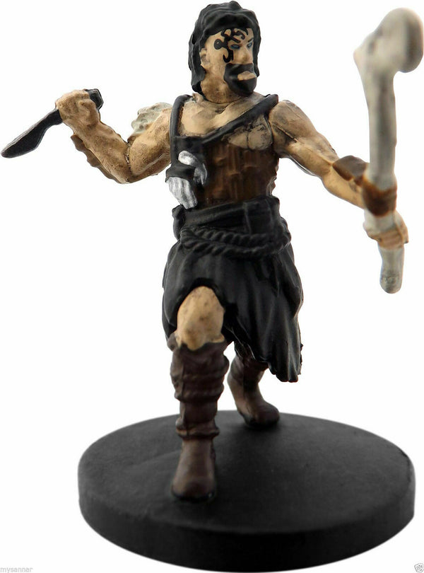 Uthgardt Barbarian (Goatee) - Monster Menagerie II - 33b/45 Rare