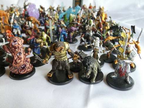 Random New Dungeons and Dragons Official Prepainted Miniatures - Bulk Lot