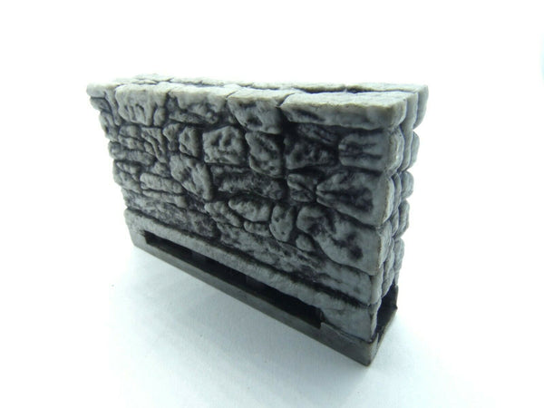 Wizkids 4D WarLock Tiles - Dungeon Tiles 1 set - 2" Exterior Wall (Prepainted)