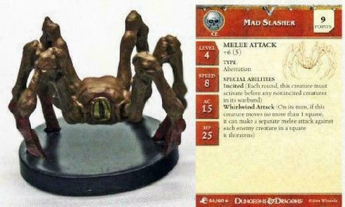Mad Slasher - Aberrations - Dungeons & Dragons Miniature (DDM) - #54