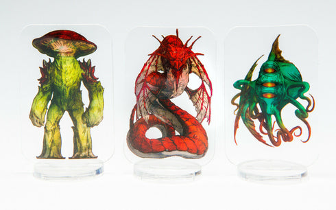 Arcknight Flat Plastic Miniatures - The Underground Set - 62 2D Minis