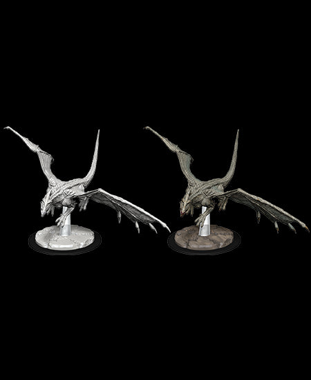 D&D Nolzur's Marvelous Miniatures - Young White Dragon - Unpainted