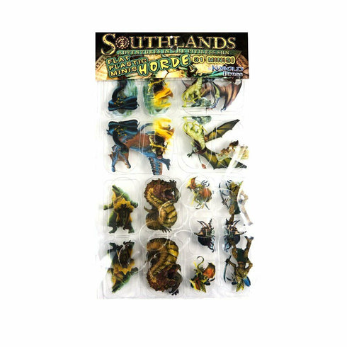 Arcknight Flat Plastic Miniatures - Southlands Horde Set - 31 2D Minis