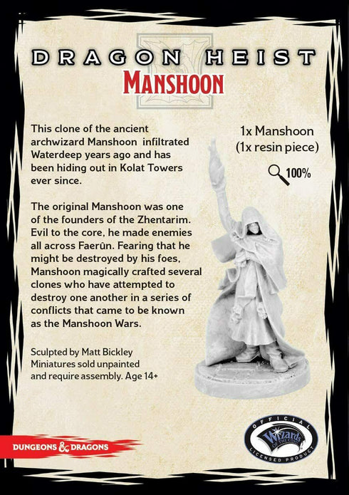 D&D Collector's Series: Manshoon - Unpainted