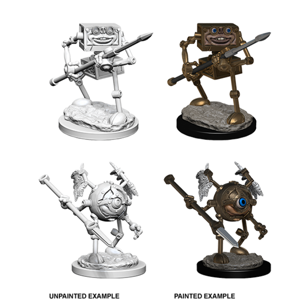 D & D Nolzur's Marvelous Miniatures - Monodrone & Duodrone - Unpainted