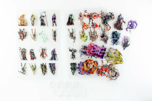 Arcknight Flat Plastic Miniatures - Ancient Evil Set - 62 2D Minis