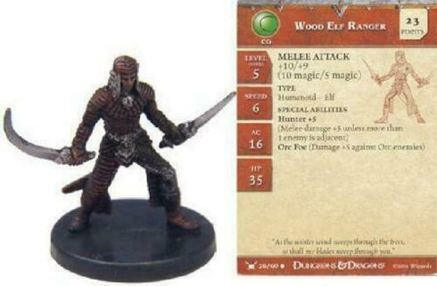 Wood Elf Ranger - War Drums - Out of Print - 26/60