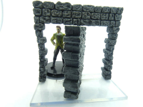 Wizkids 4D WarLock Tiles - Doors & Archways Set - 2" Secret Door