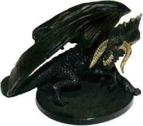 Large Black Dragon - Unhallowed - Dungeons & Dragons Miniature (DDM) - #44