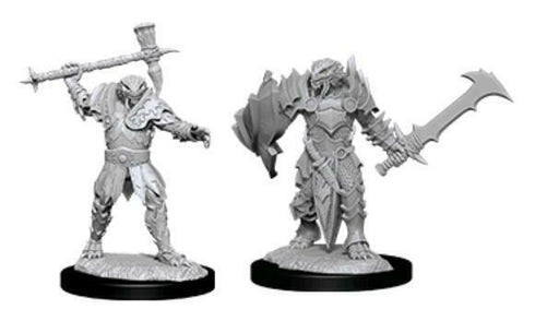 D&D Nolzur's Marvelous Minis - Dragonborn Paladin (Sword & Shield) - Unpainted