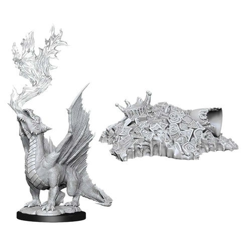 Dungeons & Dragons Nolzur's Marvelous Minis - Gold Dragon Wyrmling - Unpainted