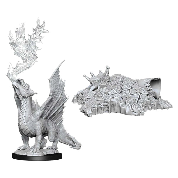 Dungeons & Dragons Nolzur's Marvelous Minis - Gold Dragon Wyrmling - Unpainted