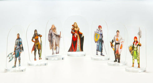 Arcknight Flat Plastic Miniatures - Mankind Set - 62 2D Minis