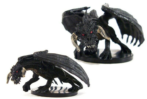 Black Dragon Lurker (Young - Demonweb - Dungeons and Dragons Miniature (DDM) #24