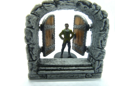 Wizkids 4D WarLock Tiles - Dungeon Tile 1 set - 2" Exterior Wall Doors