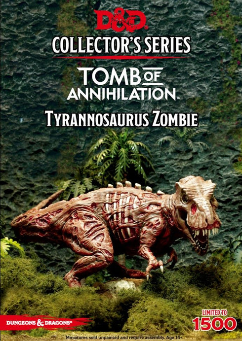 D&D Collectors Series Miniatures Tomb of Annihilation Tyrannosaurus Zombie - Unpainted