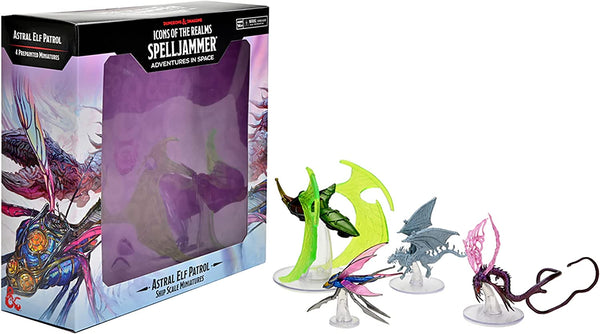 D&D Icons of the Realms Ship Scale Astral Elf Patrol