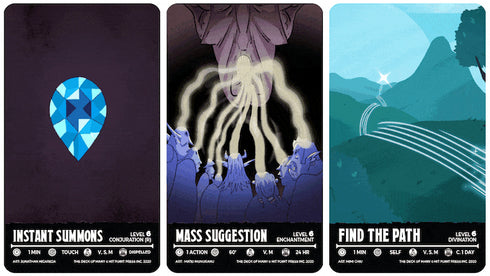 Deck of Many: Animated Spells: Level 6 A-Z