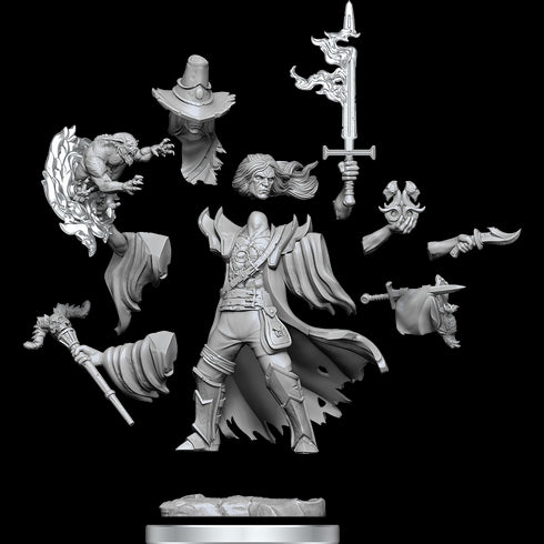 D&D Frameworks Human Warlock Male